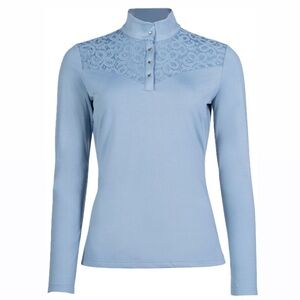 HKM Berry Lace Functional Shirt, Grey Blue